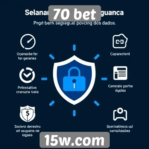 Recursos de segurança na plataforma 70 bet